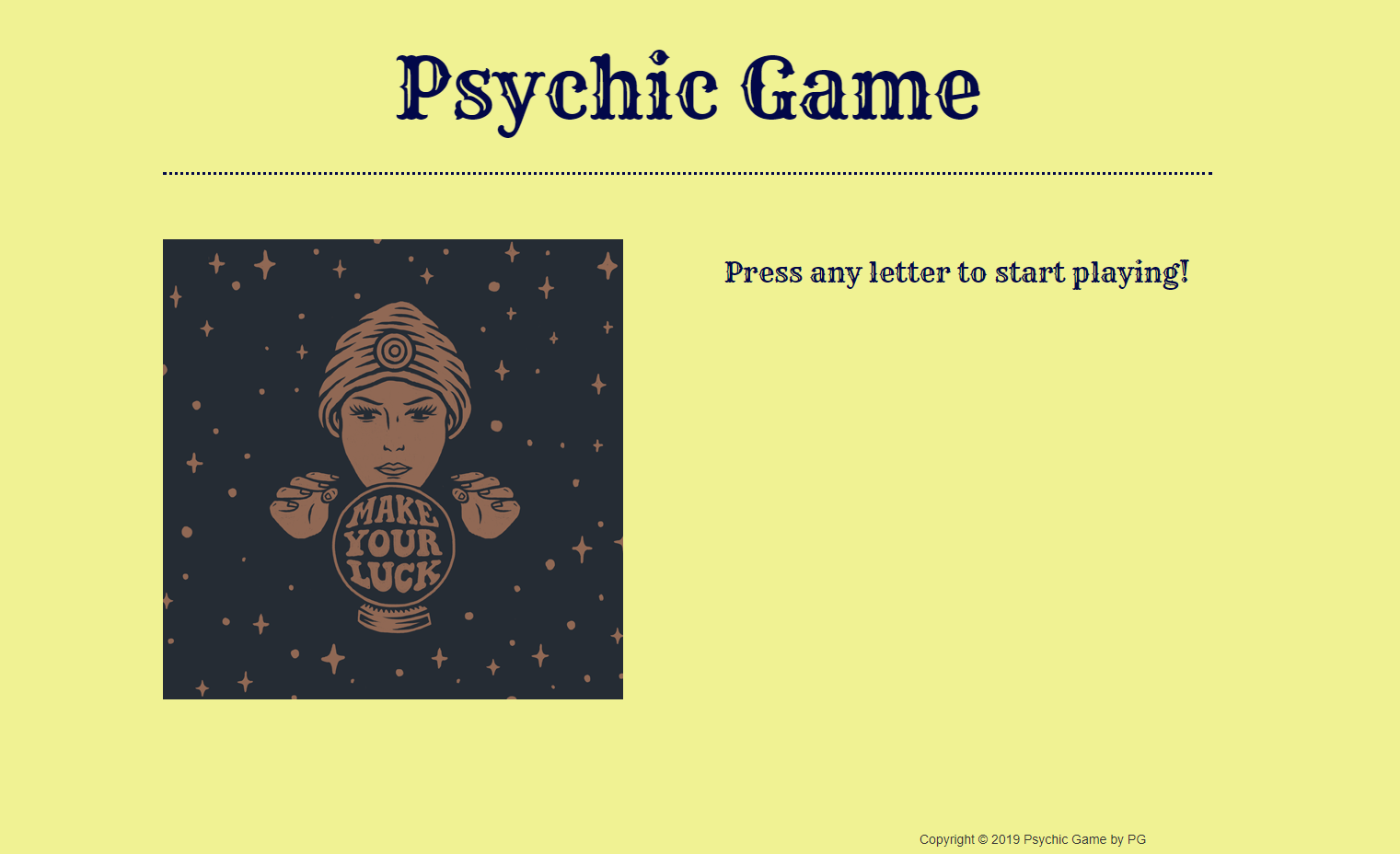 Psychic-Game